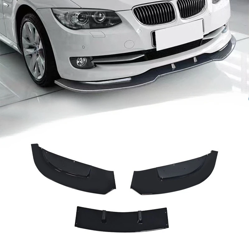 

For BMW 3 Series E92 Coupe 06-12 3-Piece Front Lip Spoiler M Performance Style Direct Fit Exterior Upgrade Body Kit Accessories