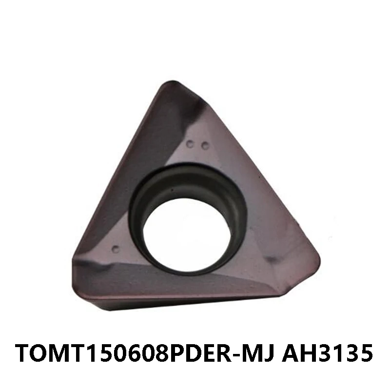 

Original TOMT150608PDER-MJ PDER AH3135 Milling Cutter CNC Turning Tools Carbide Inserts Lathe Metal