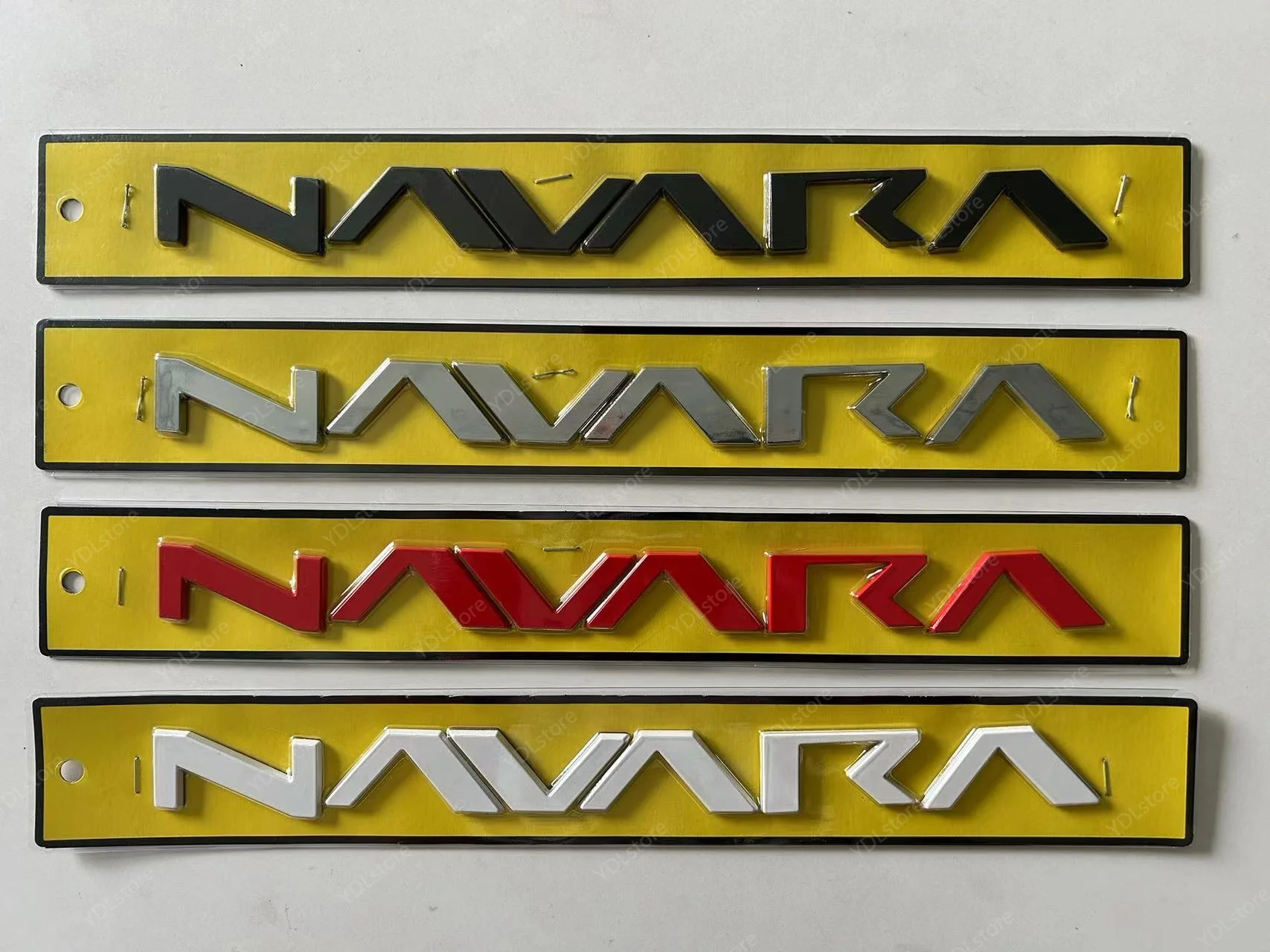 3D ABS Car Letters Front Hood Logo Sticker Tail Door Bumper Badge Auto Rear Trunk Emblem Accessories Fit For NISSAN NAVARA NP300