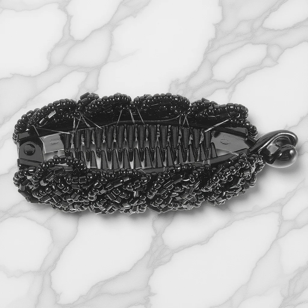 

Stylish Banana Hair Clip for Women Updo Ponytail Clip Holder Long Hair Claw Barrette Fine Hair Styling Accessory Black