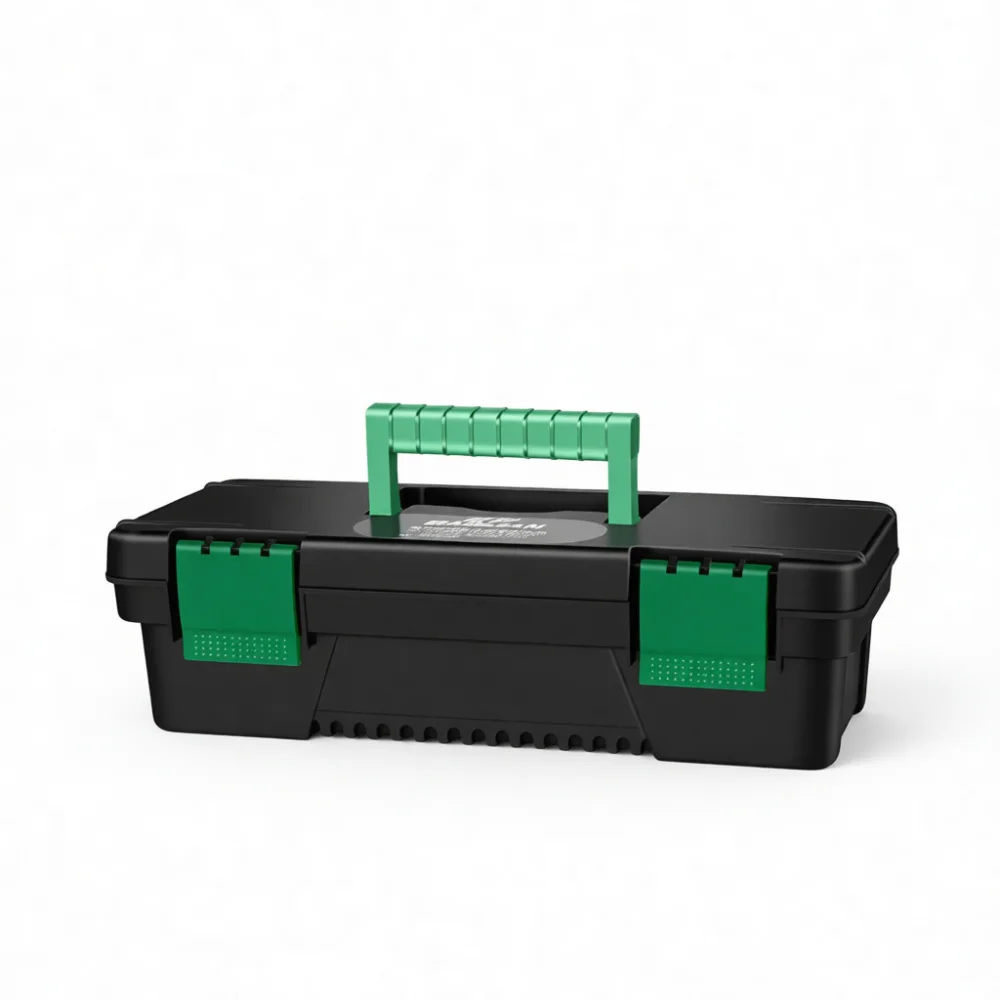 Compact Household Tool Box Portable Plastic Storage Organizer Case Hardware Container For Electrician Repair Maintenance