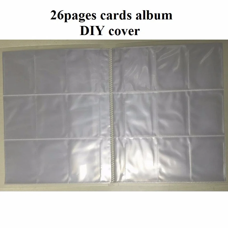 Board game cards album Collection Transparent DIY card pageS book for poker playing cards holder magical the star cards