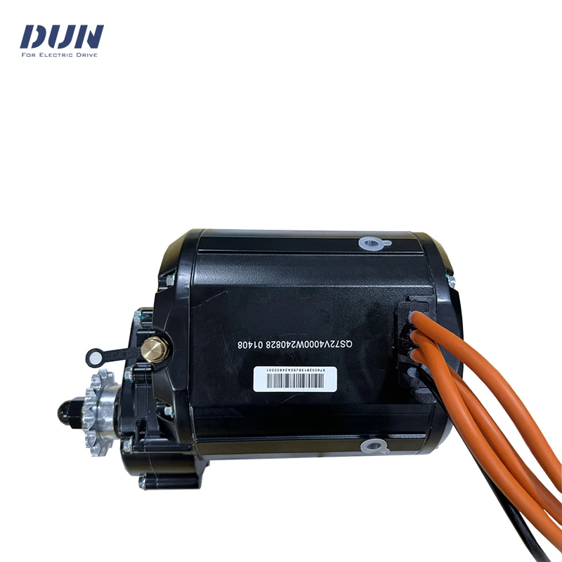 Liquid Cooled QS138 90H 4000W V3 PMSM Motor With Reduction Gears Box with Fardriver ND72680 Controller & One-lin DKD Display kit - view 5