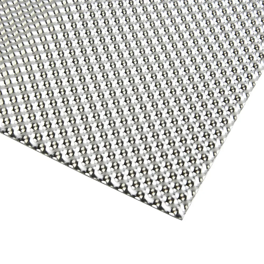 Embossed Aluminum Heat Shield 300mm X 500mm Turbo Manifold Exhausts Electrical Direct Replacement Car Accessories