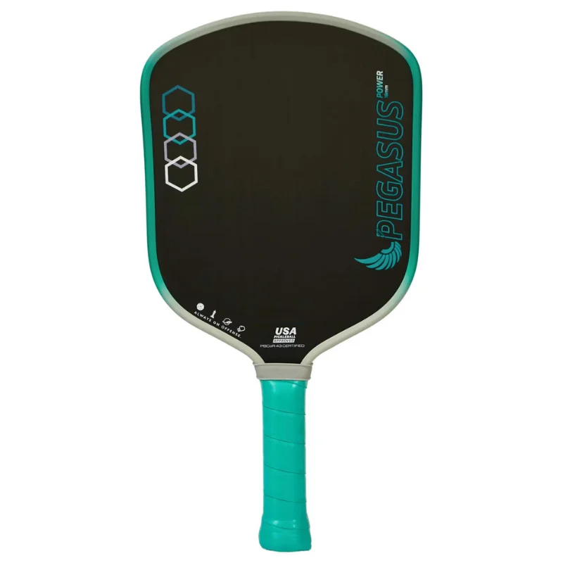 PEGASUS 16MM Pickleball Paddle, T700 Carbon Fiber Textured Surface, Polyer Honeycomb Core, Wide-body Paddle, Enhanced Power&Spin image 3