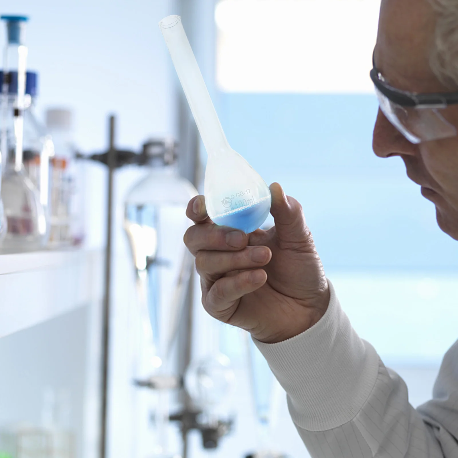 

Nitrogen Flask Long-neck Glass Practical Laboratory High Borosilicate Thickened