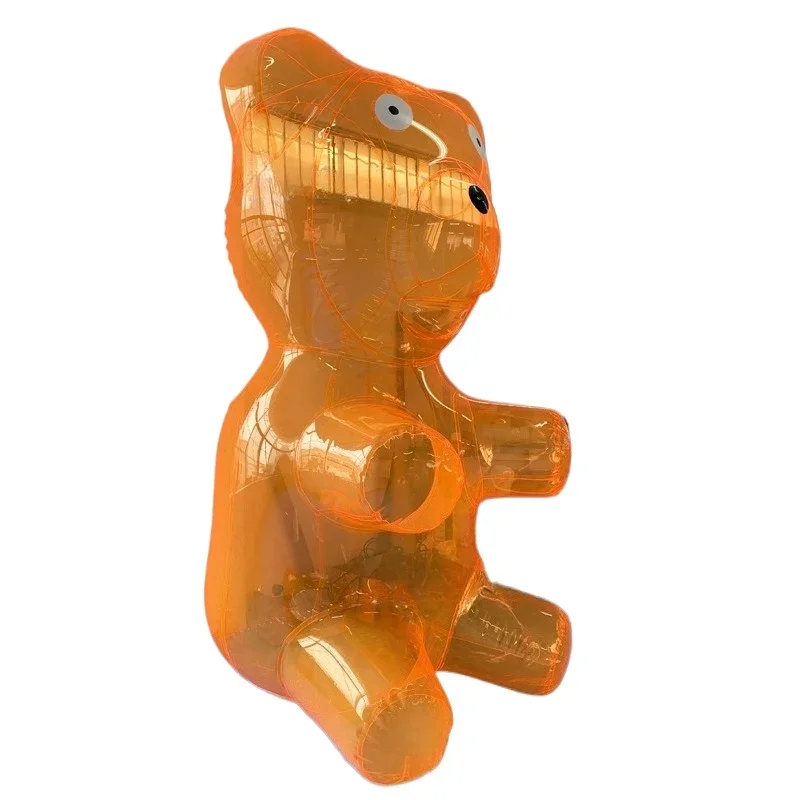 

PVC inflatable transparent bear, celebration advertising campaign decoration, product inflatable bear model PVC festival inflata