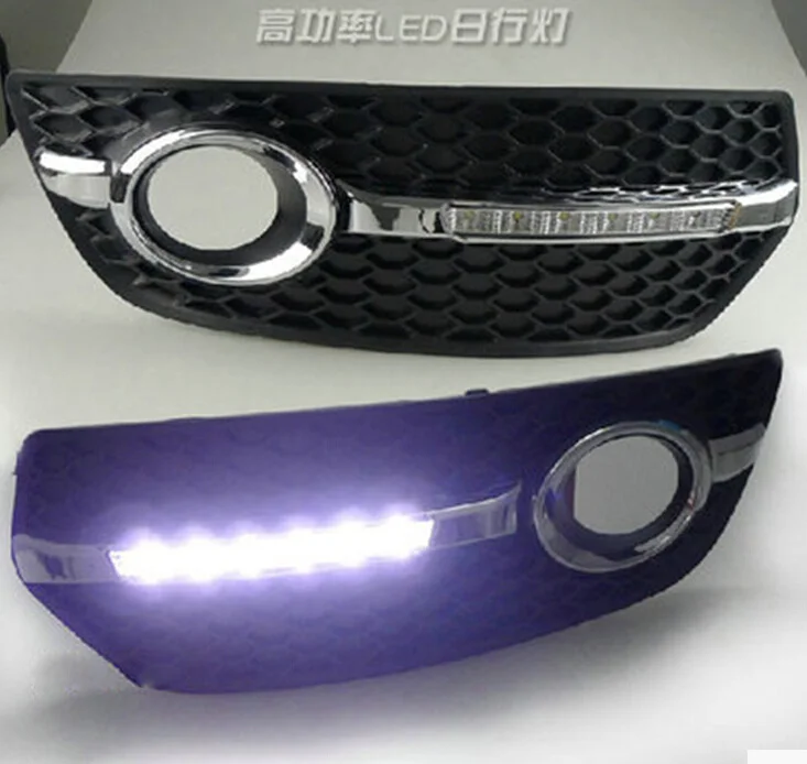 1pcs car bumper headlight for Audi Q5 daytime light 2009~2013y car accessories headlamp for AUDI Q5 fog light