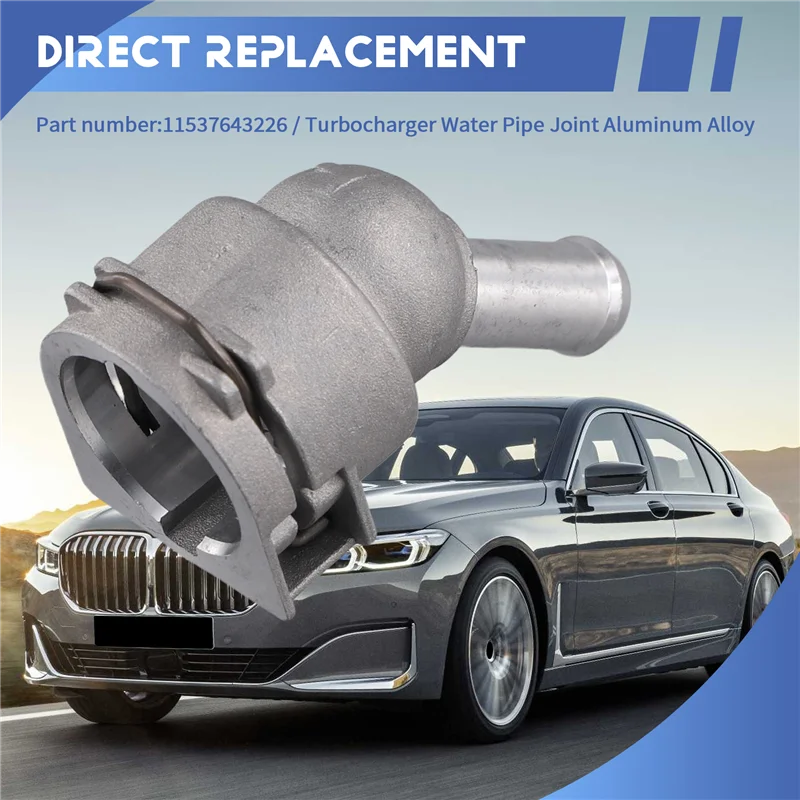 

L37A-Для BMW 3 серии F35 B48 5 серии G38 330 530 535, соединение водопроводной трубы турбокомпрессора из алюминиевого сплава