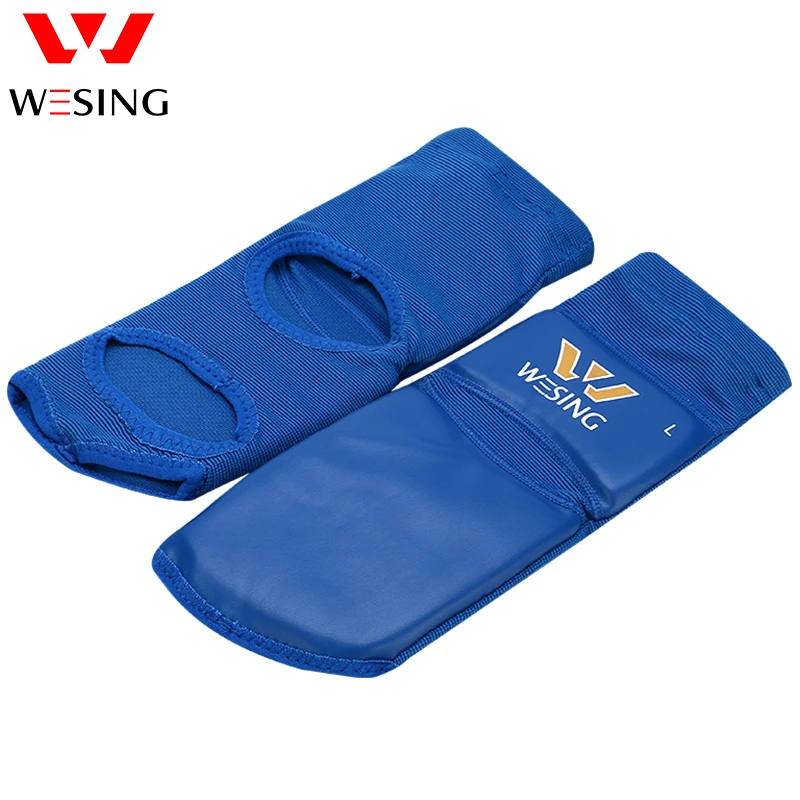 Wesing Sanda Wushu Instep Guard Muay Thai Ankle Protective Boxing Taekwondo Training Foot Support Large Size MMA