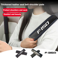 2pcs Car Seat Belt Shoulder Covers Comfortable Guard Safety Neck For For Ford F150 Mustang F200 F350 F450 Raptor Lariat Explorer