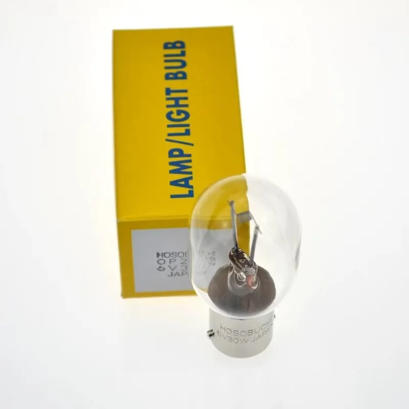 Original HOSOBUCHI OP2118 Bulb 6V30W For Olympus TB-1 6V5A Microscope Lamp OP-2118 BA15D Head