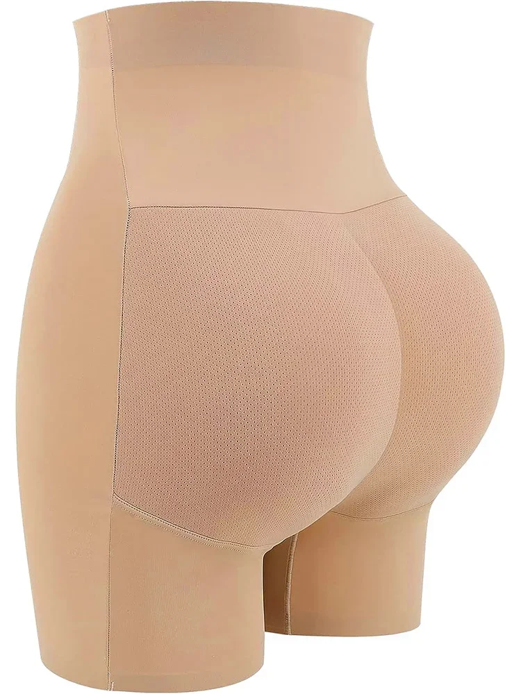 

High Waisted Butt Lifter Padded Shapewear Shorts for Women Slimming Tummy Control Shaper Seamless Booty Pads Hip Enhancer Panty