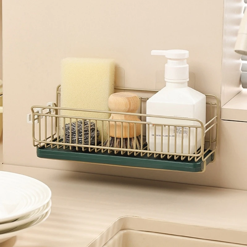 Multifuntional Kitchen Storage Rack Wall Mounted Shelf Kitchen Sink Organizers Dropshipping