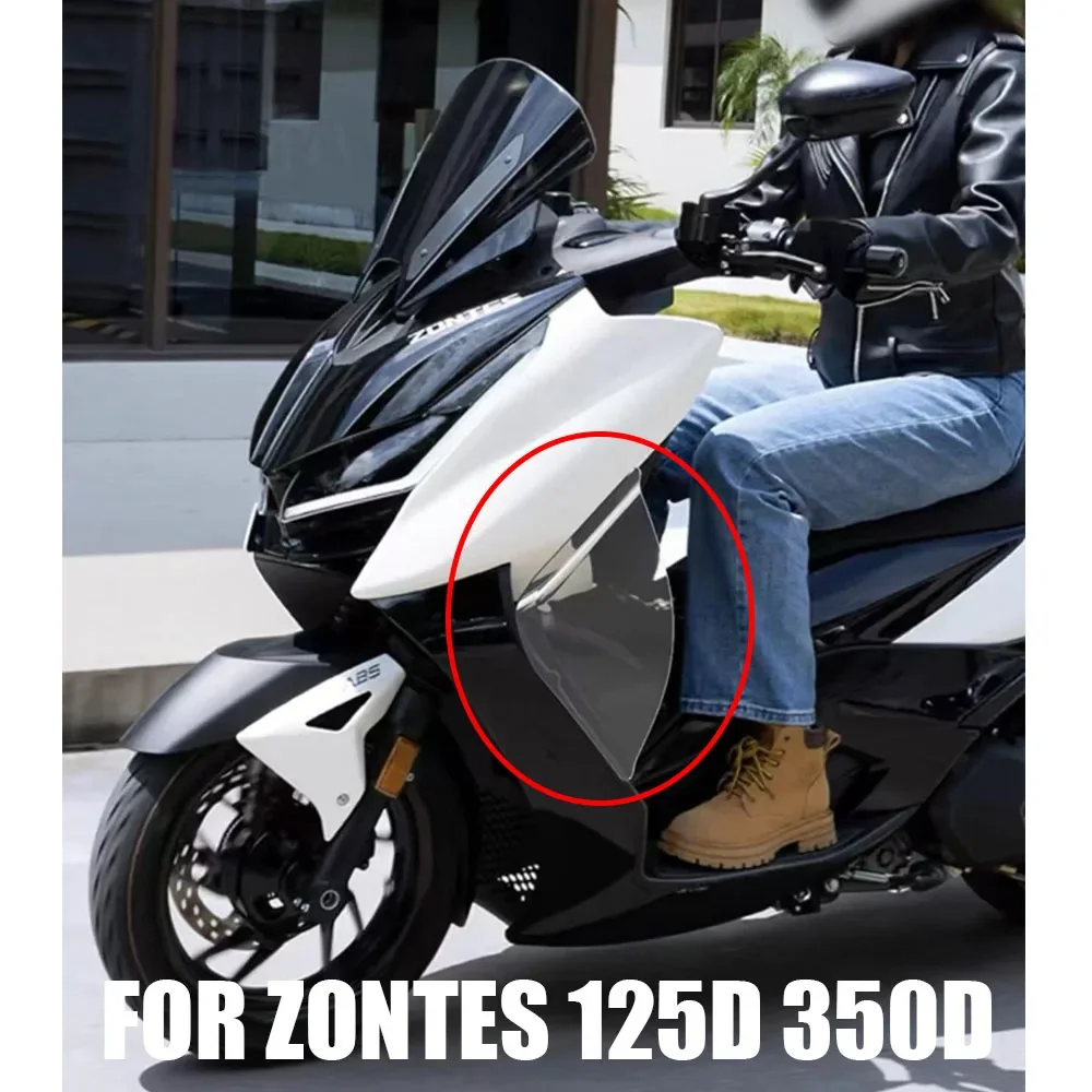 Motorcycle Accessories Side Windshield Leg Guards Side Plate For ZONTES 125D 350D