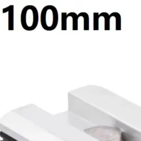 4pcs For Solar PV Centre Clamp Set 100mm or 120mm Aluminum Bracket for Rooftop RV Boat Wall Mounting of For Solar Modules