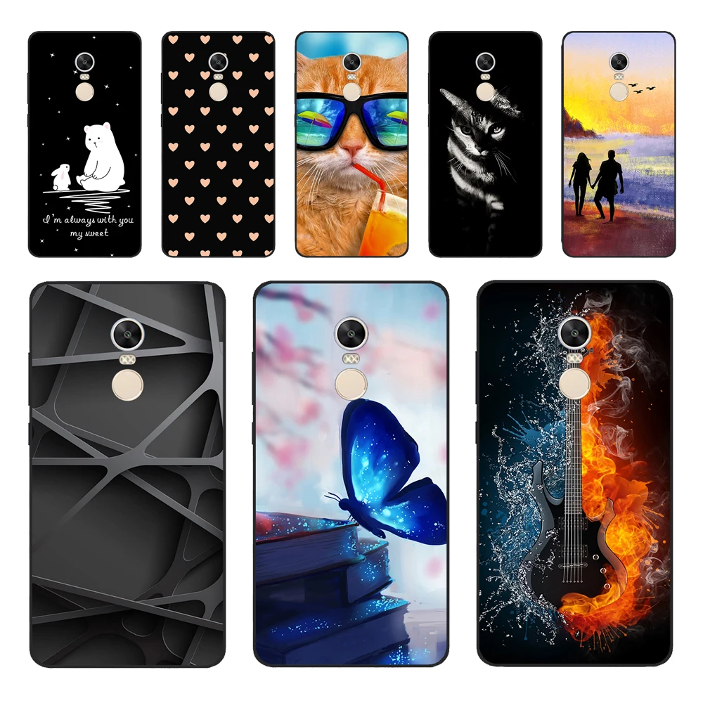 Case For Redmi Note 4 Case For Xiaomi Redmi Note 4 Note 4X Soft TPU Silicone Back Cover Case on Redmi Note 4X Bumper Cover Case