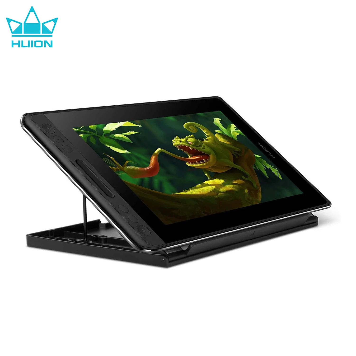 Huion Kamvas Pro 12 Graphics Tablet with Screen 11.6 Inch Digital Drawing Monitor Full-Laminated Pen Display with Foldable Stand