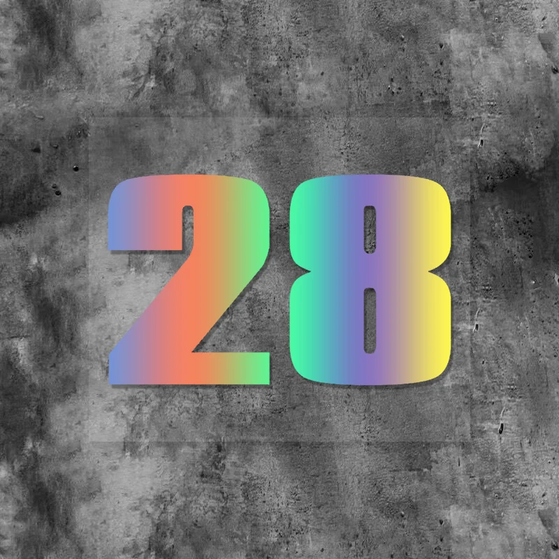 

Светоотражающие наклейки с номером для мотоцикла, велосипеда, мотоцикла, автомобильные аксессуары, виниловые наклейки «сделай сам», JDM, Стайлинг автомобиля, украшение для мотоциклетного шлема