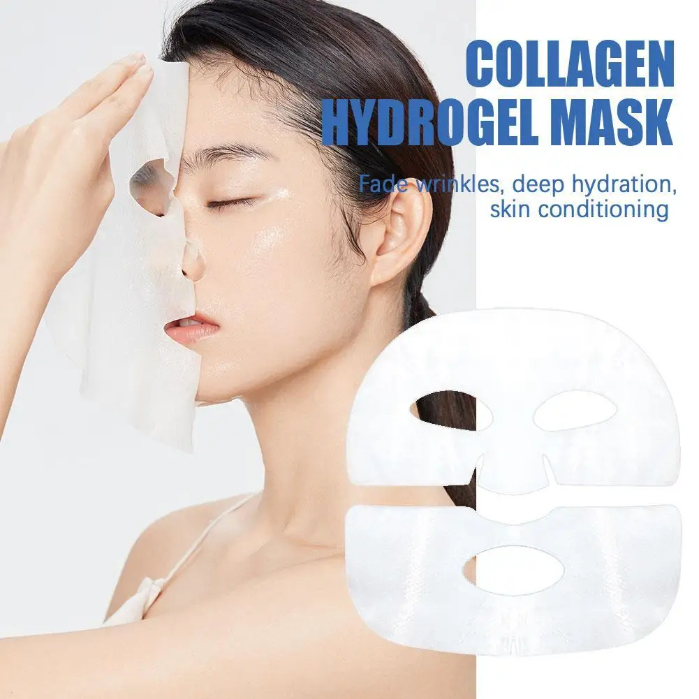 Collagen Hydrogel Mask Moisture Hydration Lift Firming Soothing Hydrogel Night Sleep Fade Wrinkles Deep Hydration Skin Condition