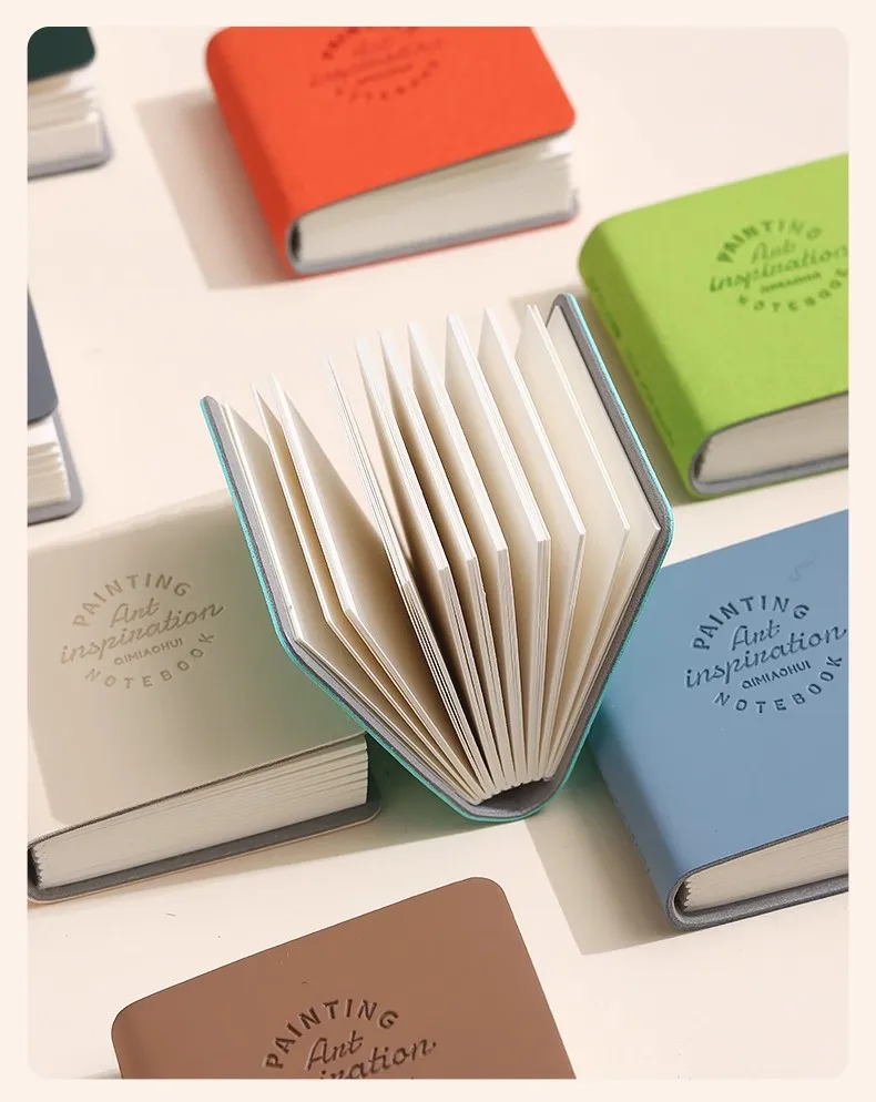 3 teile/satz Bunte Mini Zeichnung Bücher Platz Aquarell Skizzenbuch Dickes Papier Zeichnung Bücher Studie Kunst Kunst Liefert – Detail 9