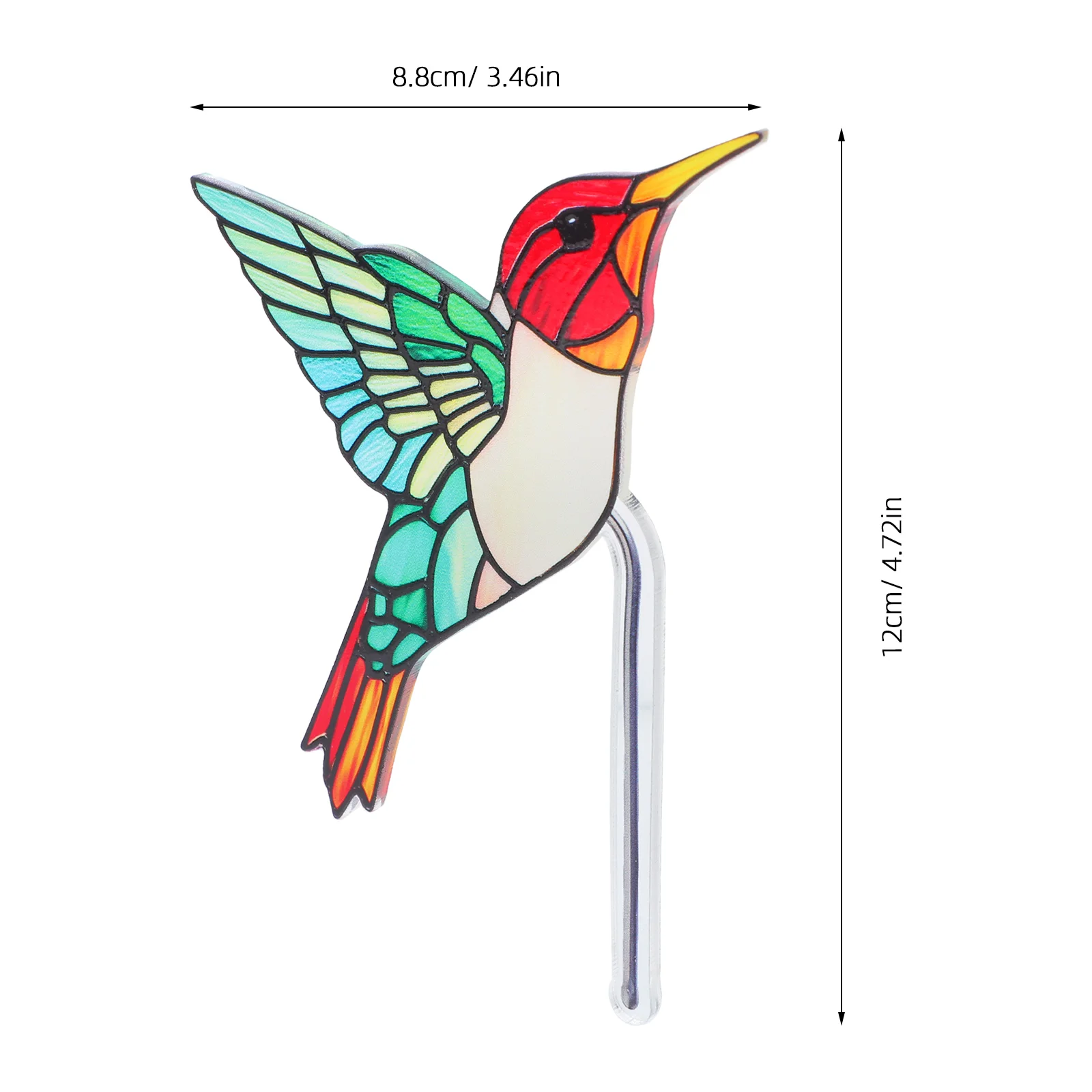 Colibri Acchiappasole Ornamenti Vaso di fiori Decorazione Ciondolo per simpatici piccoli animali Piante Decorazioni per uccelli da giardino