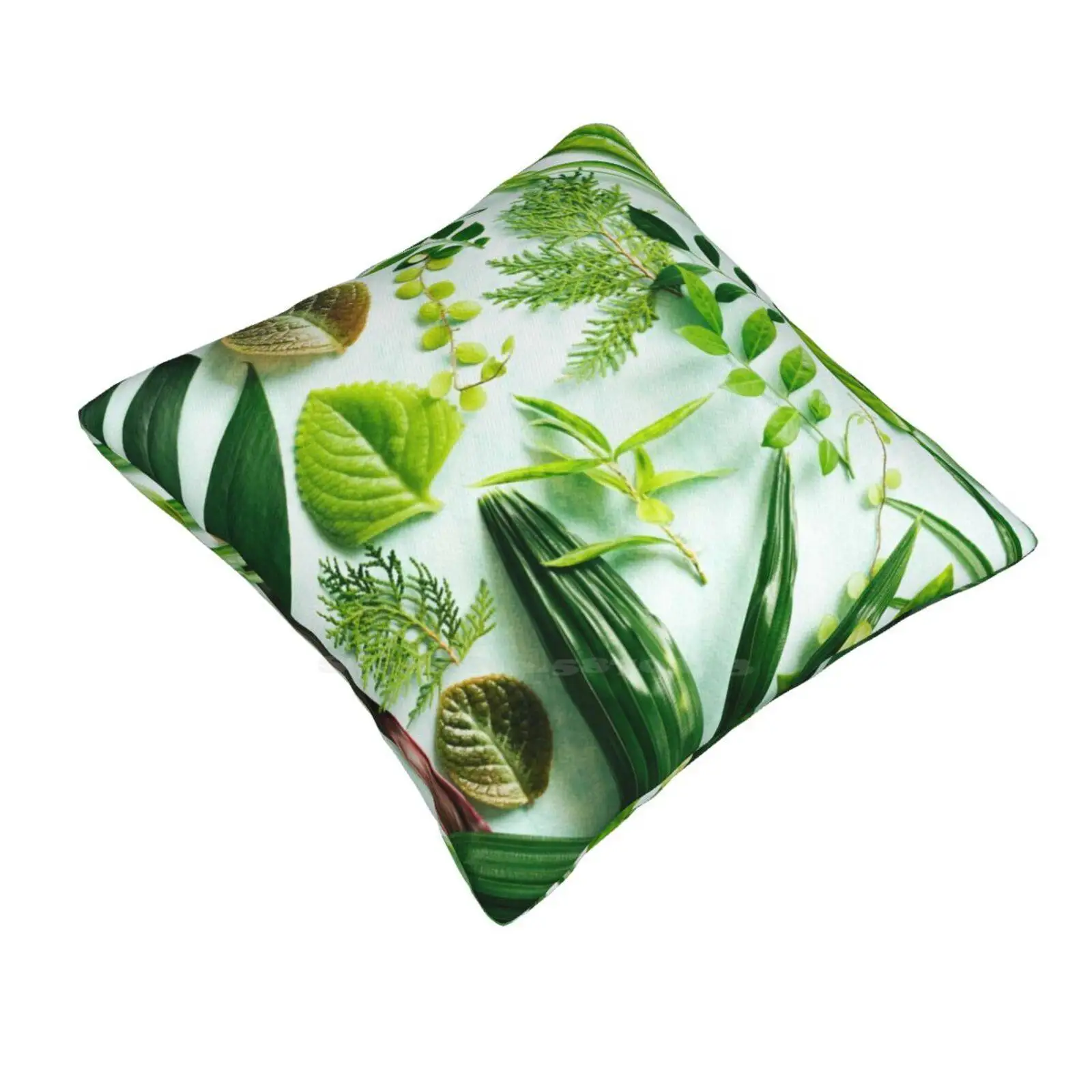 Foliage 2 Bedroom Office Hug Pillowcase Foliage Botanical Green Leaf Leaves Nature Natural Calming Zen