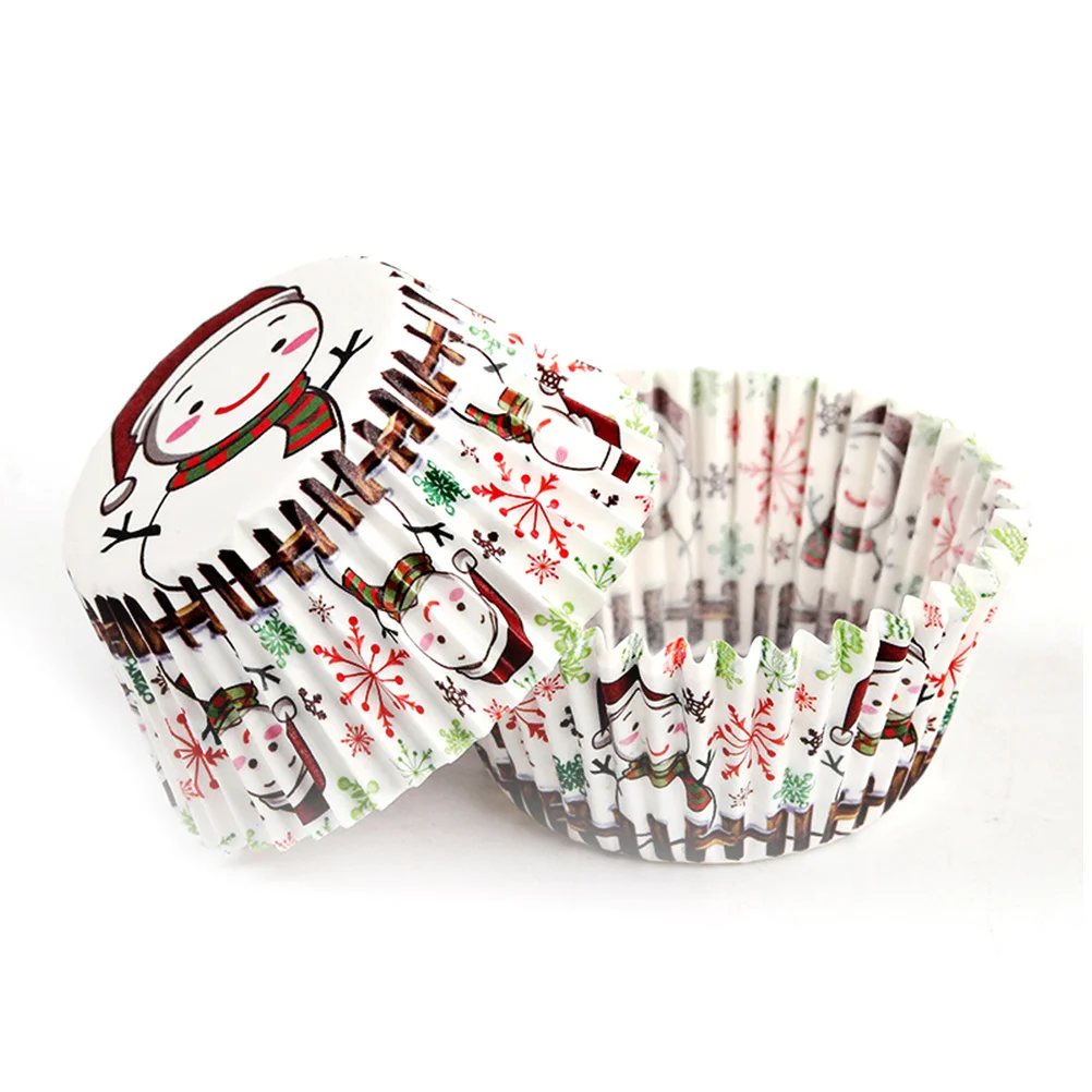 375 Pcs Cake Mei Niang Paper Cups Christmas Muffin Wrapper Chocolate Wrappers