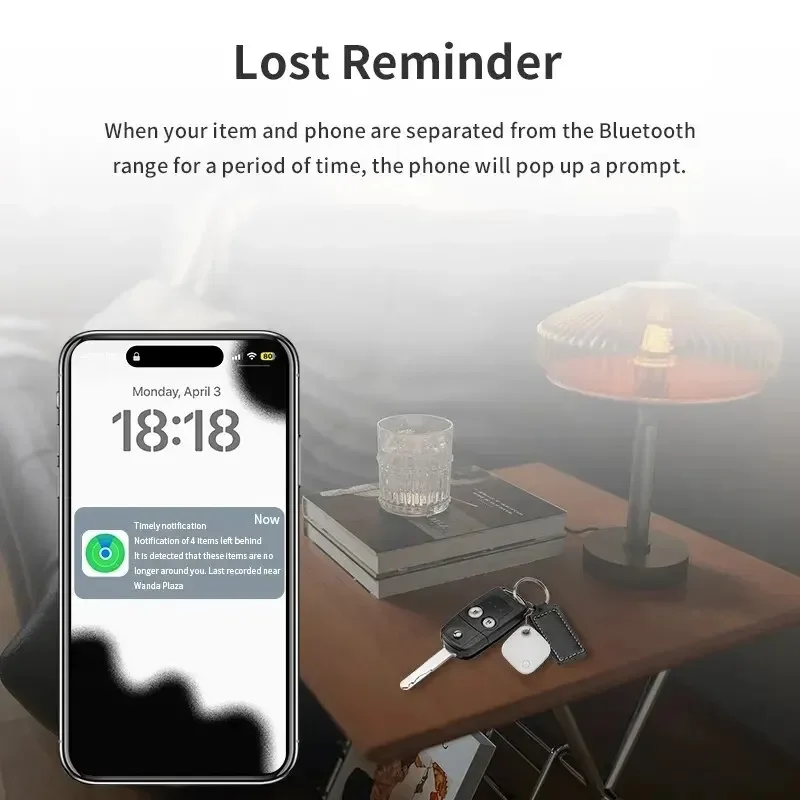 Piccolo GPS Posizionamento globale Mini Smart Tracker Bluetooth Smart Tag Trova bambini Sistema Apple IOS Ricerca tracker per auto per animali domestici