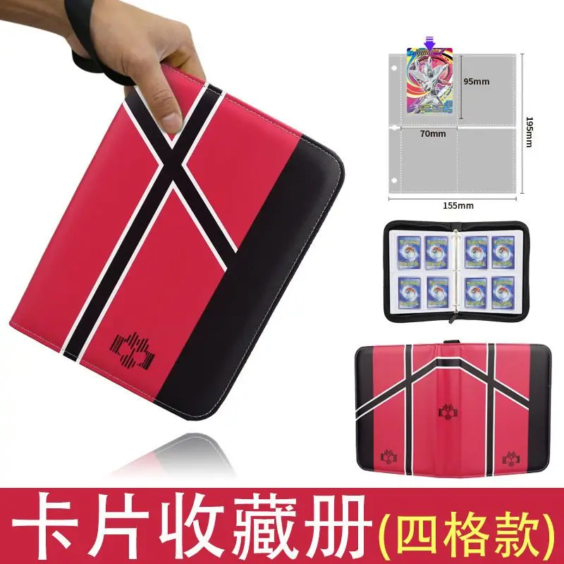 New Kamen Rider Large Capacity Card Album Business Card Holder Zipper Binder Collection Hobby Trendy Fashionable Children's Gift