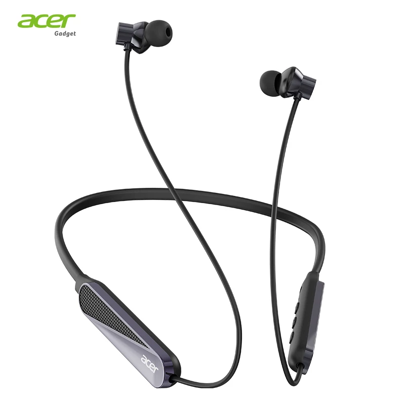 Acer Ohr561 Kabellose Bluetooth-Kopfhörer mit Nackenbügel, In-Ear-Design, angenehm zu tragen, Bluetooth 5.4-Chip mit geringem Stromverbrauch, 20 Stunden Akkulaufzeit, speziell für Sport und Laufen