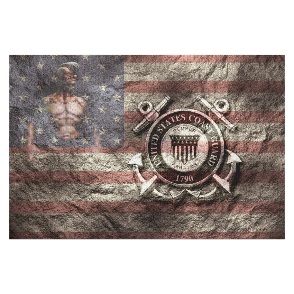 

United States Coast Guard Jigsaw Puzzle Custom Kids Toy Photo Personalized Gifts Jigsaw Pieces Adults Puzzle