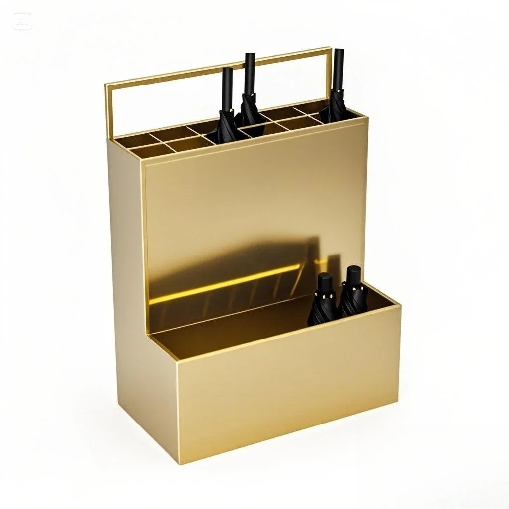 Nordic umbrella bucket can be customized logo hotel lobby company commercial umbrella storage rack home door umbrella rack