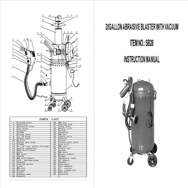 ขายร้อน SB-28 เครื่องพ่นทรายรีไซเคิลอัตโนมัติ, การกําจัดสนิมโลหะแผ่นยานยนต์และการพ่นทรายกําจัดน้ํามัน