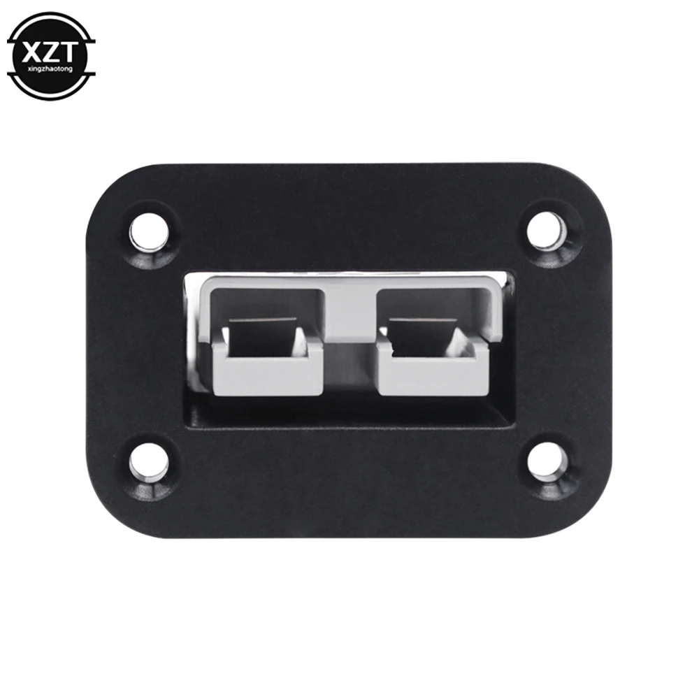 Baru Flush Mount Anderson Plug 50 Amp Connector Kit Mounting Bracket Panel Cover Accessories untuk Karavan Camper Perahu Truk Supply