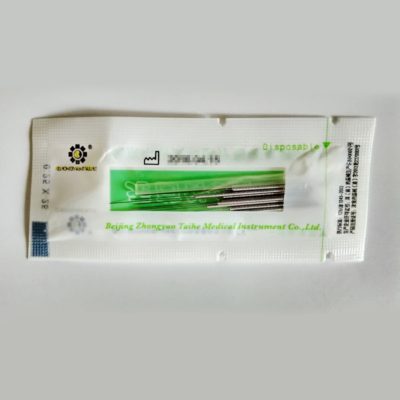 2 boxes/lot 500Pcs/box Disposable Sterile Acupuncture Needles metal flat handle needle body relaxation Health care tool
