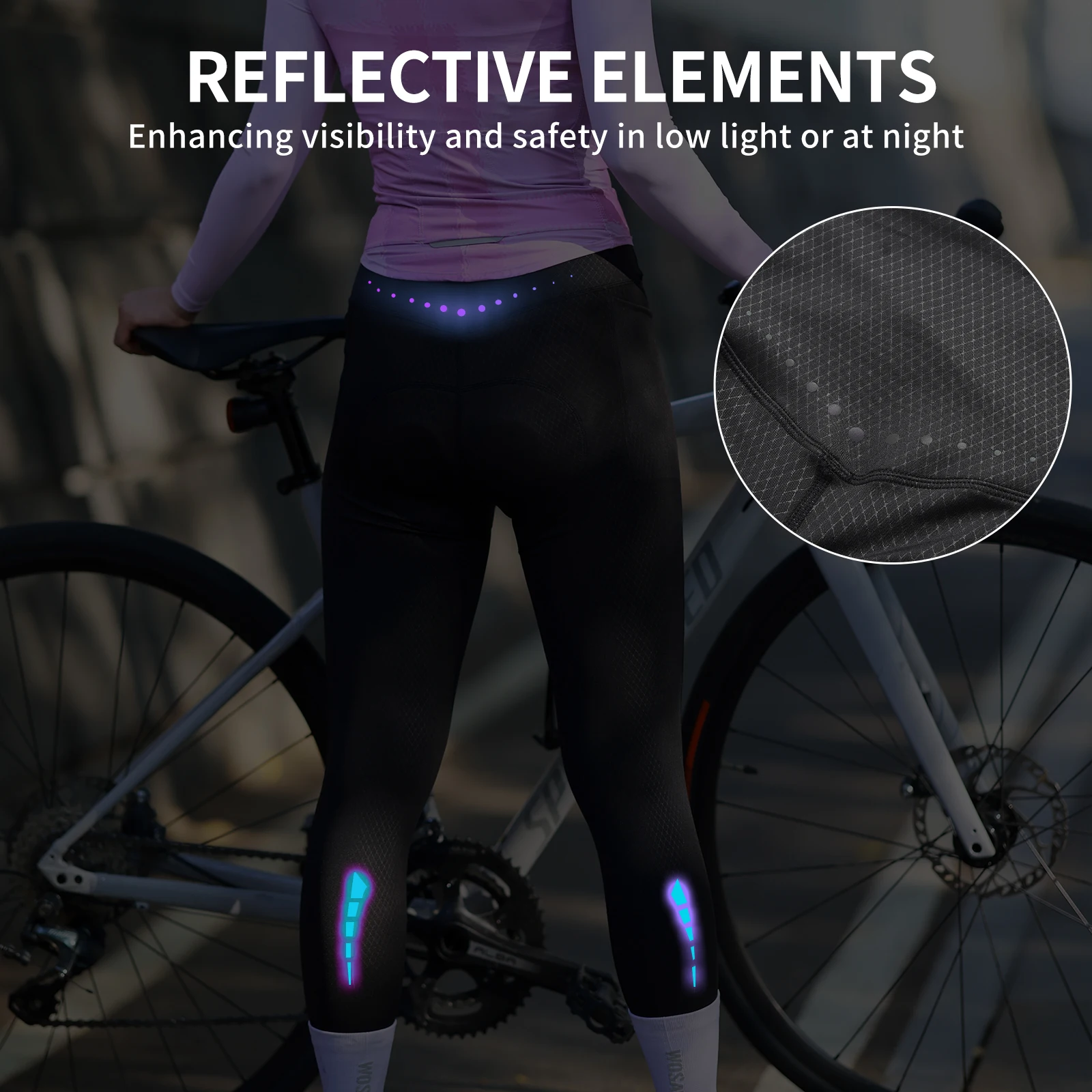 Wosawe mulher verão calças de - Mountain Biking Pants Women avaliação e preço