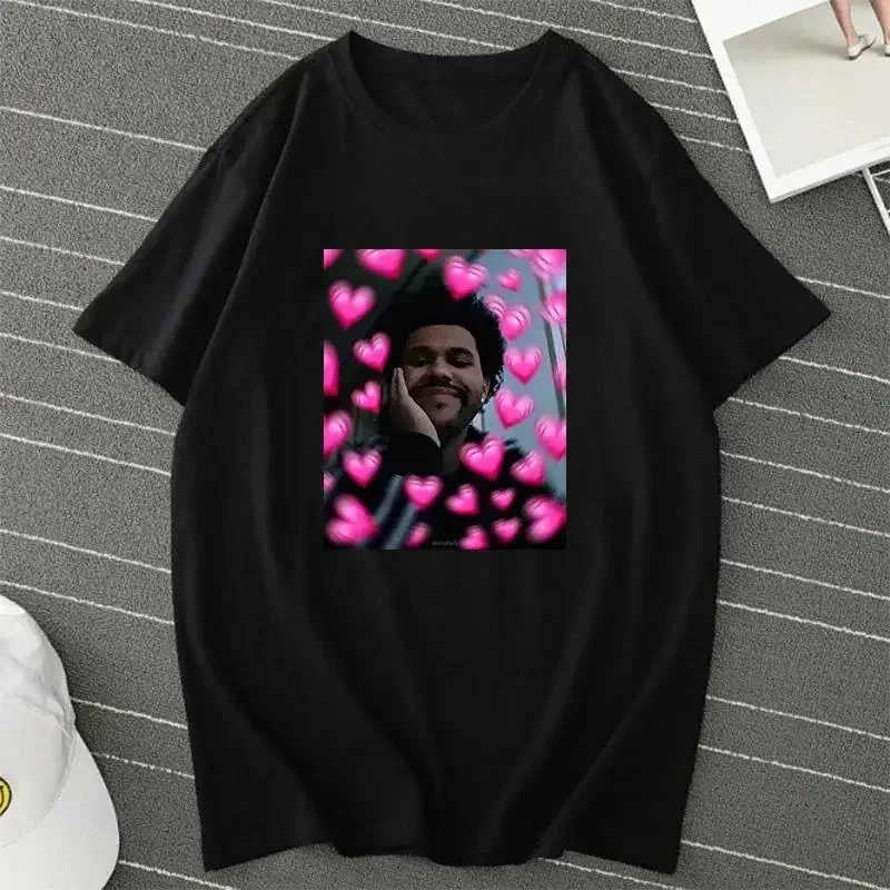 The Weeknd Graphic Print T Shirt Vintage 90s Men Woman Hip Hop Streetwear Short Sleeve Plus Size T Shirt Unisex