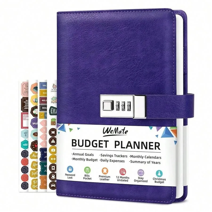 

Budget Planner 2026 With Lock, Monthly Budget Book With Expense Tracker Notebook, Undated Financial Planner To Manage Your Mone