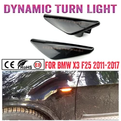 2 Stuks Vloeiende Richtingaanwijzer Dynamische Led Side Marker Side Indicator Voor Bmw X5 E70 X6 E71 E72 X3 f25