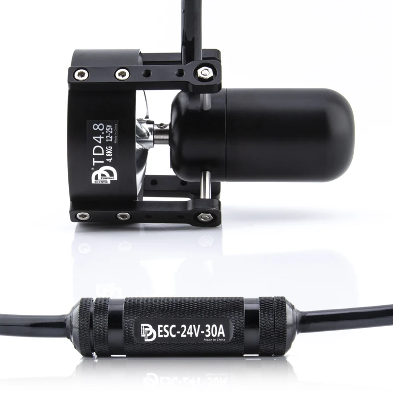 TD4.8KG 12v DC Motor Propeller Marine Used Bow Thruster 48v 320w Electric Stern Rov Thruster Underwater With 100A ESC For Boat