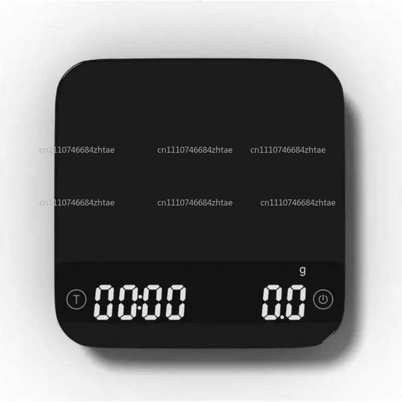 Coffee electronic scale Cross-border mini hand-brewed coffee Italian chronograph glass flow rate coffee electronic scale