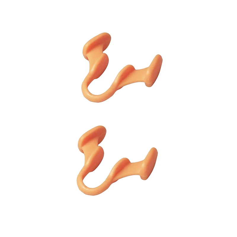 2pcs Prevent Snoring Good Sleep Silicone Elastic Nose Clip Anti-Snoring Supplies Mini Stop Snoring Device