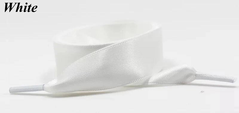 1 Paar Satin-Seidenband-Schnürsenkel für Sneaker, 2 cm Breite, 80 cm/100 cm/120 cm Länge – Detail 9