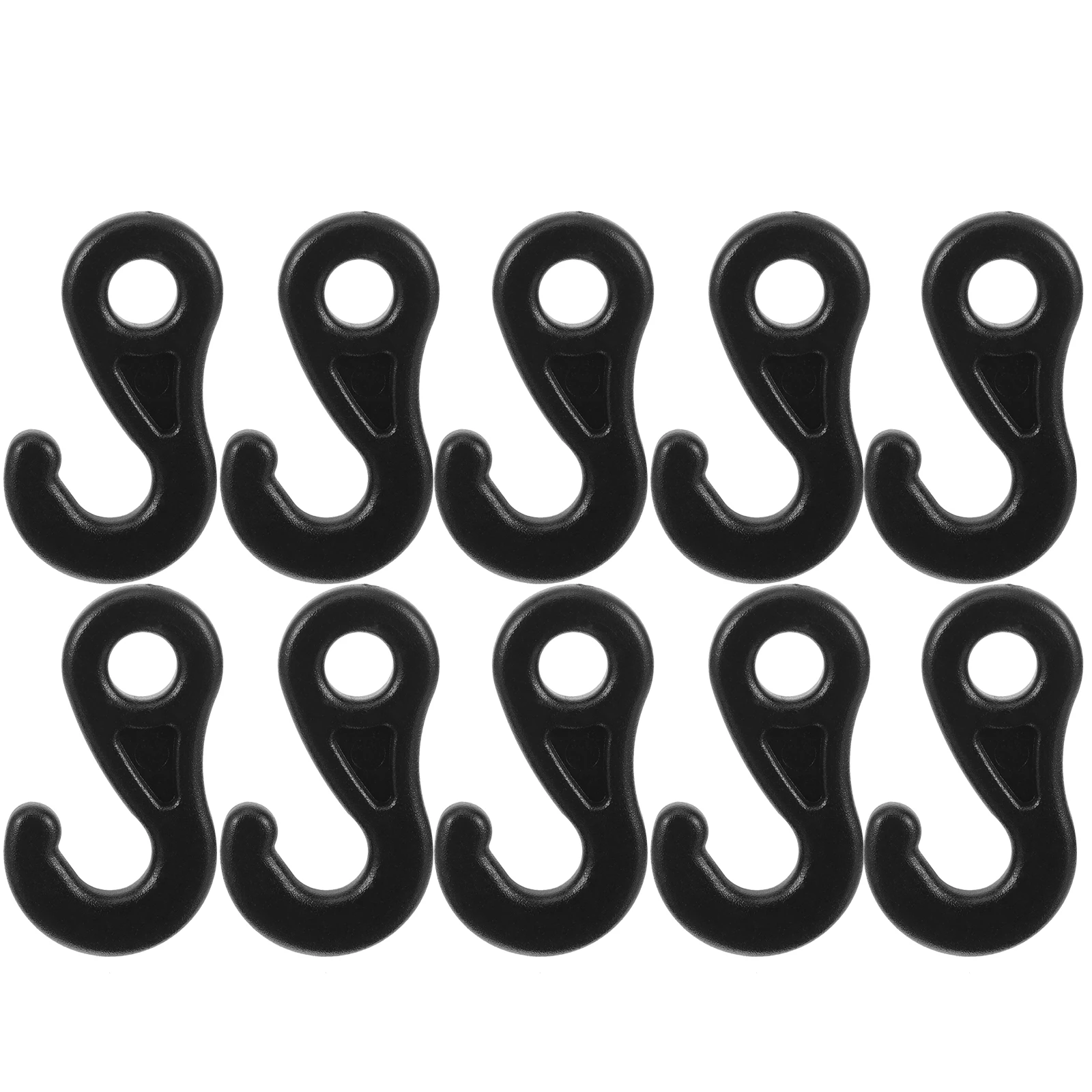 

10pcs Open End Cord Hooks Snap Boat Kayak Motorcycle rope Buckle camping tent hook For Bungee Shock Elastic Bungee Cord Straps