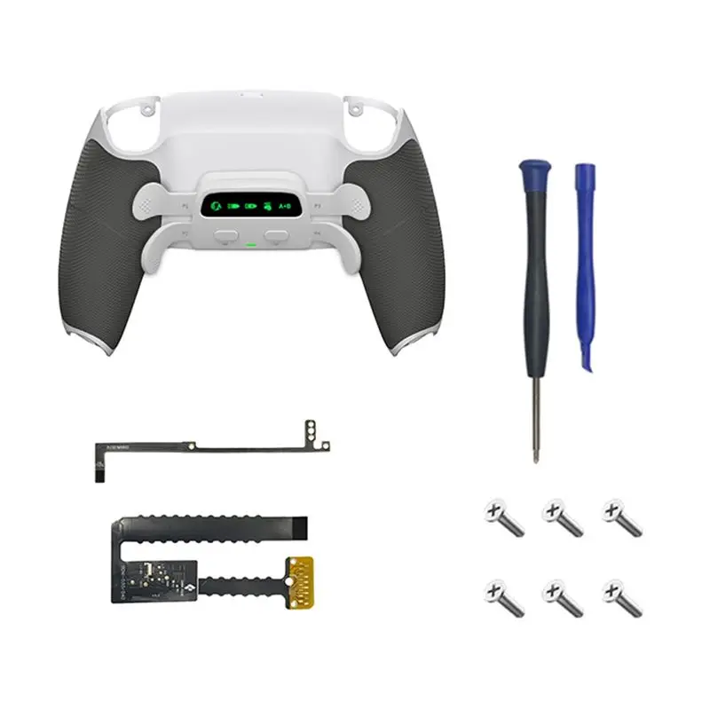 y43a-for-ps5-for-ultimate-controller-buttons-remappable-upgrade-boards-back-case-with-4-rear-buttons-white