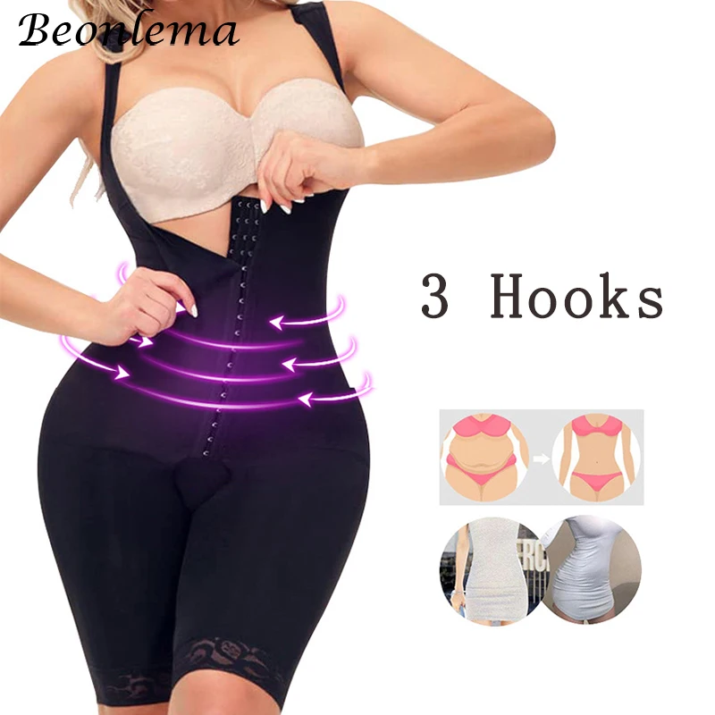 

Beonlema Women's Binders and Shapers Body Shapewear Slimming Corset Waist Trainer Butt Lifter Bodysuit Postpartum Underwear