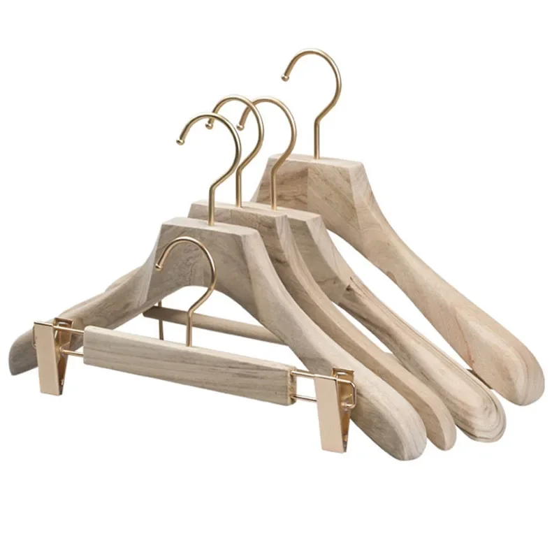 Wideshouldered Traceless Wooden Suit Hanger Adult Nonslip Coat Rack Nordic Style Pants Rack Organizational MustHave Sleek