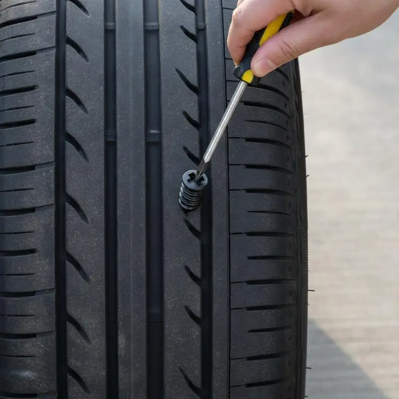 Vacuum Tire Repair Rubber Nails 10/20Pcs Fast Emergency Puncture Fix for Car Motorcycle E-Bike Outdoor Use