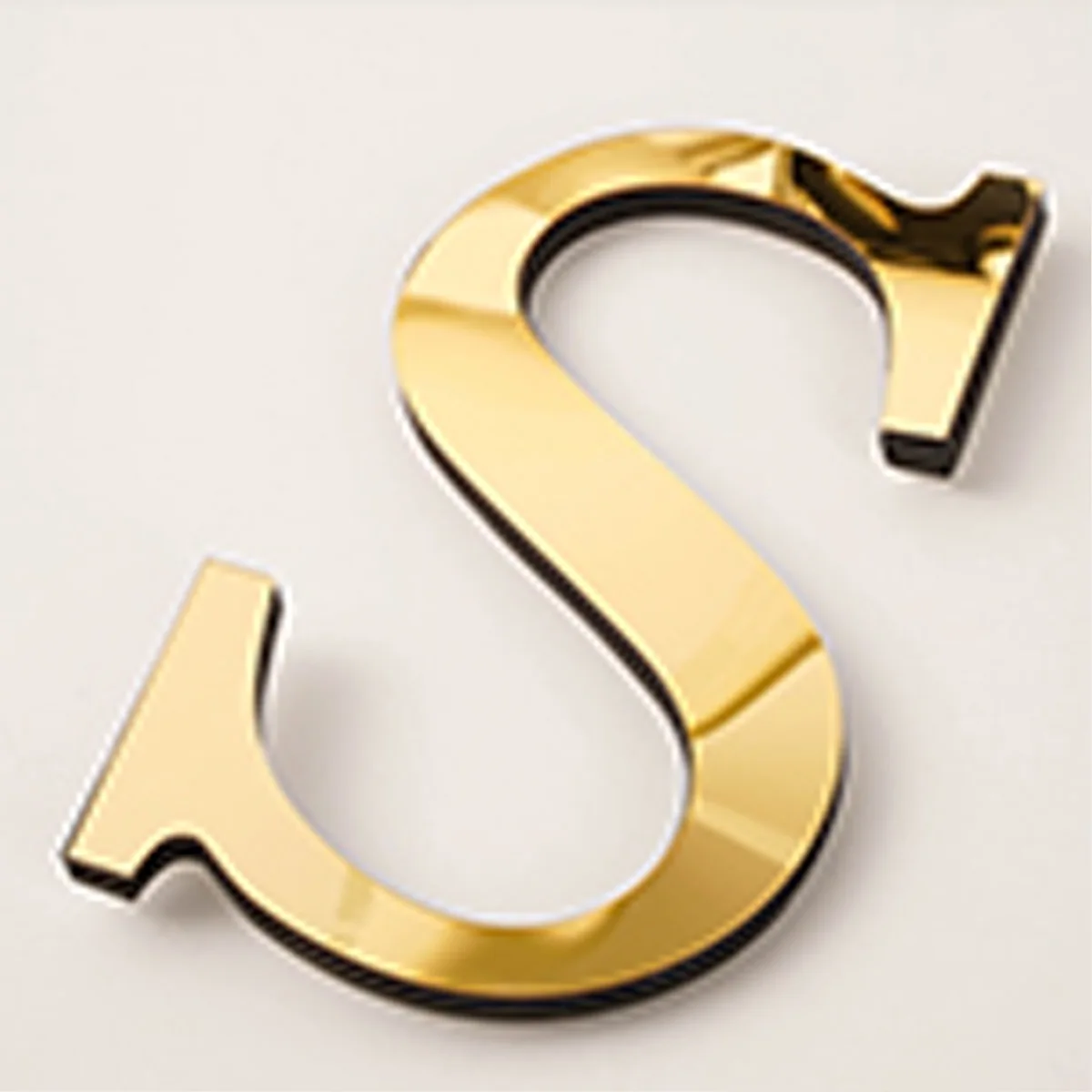 20 cm goud acryl spiegel Engelse letters muurstickers verjaardag decoratie festival feest bruiloft decor zelfklevende kunst muurschildering